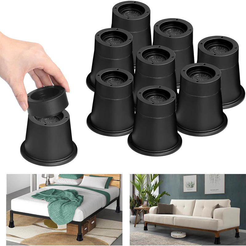 4Pcs Heavy Duty Furniture Rise - Desk Setup Riser recension och pris