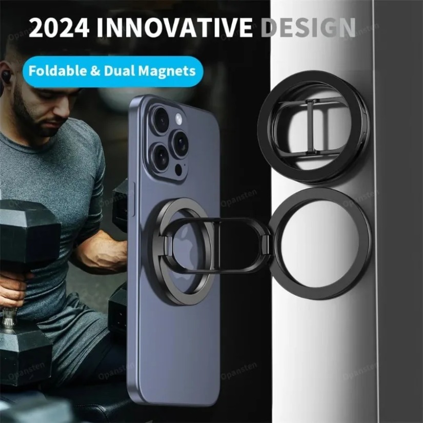 Foldable Dual Magnetic Lazy Ph - Dual Phone Holder recension och pris