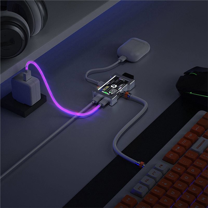 HMLAB ZNEO Gaming USB Hub 2-To - Desk Setup Hub recension och pris