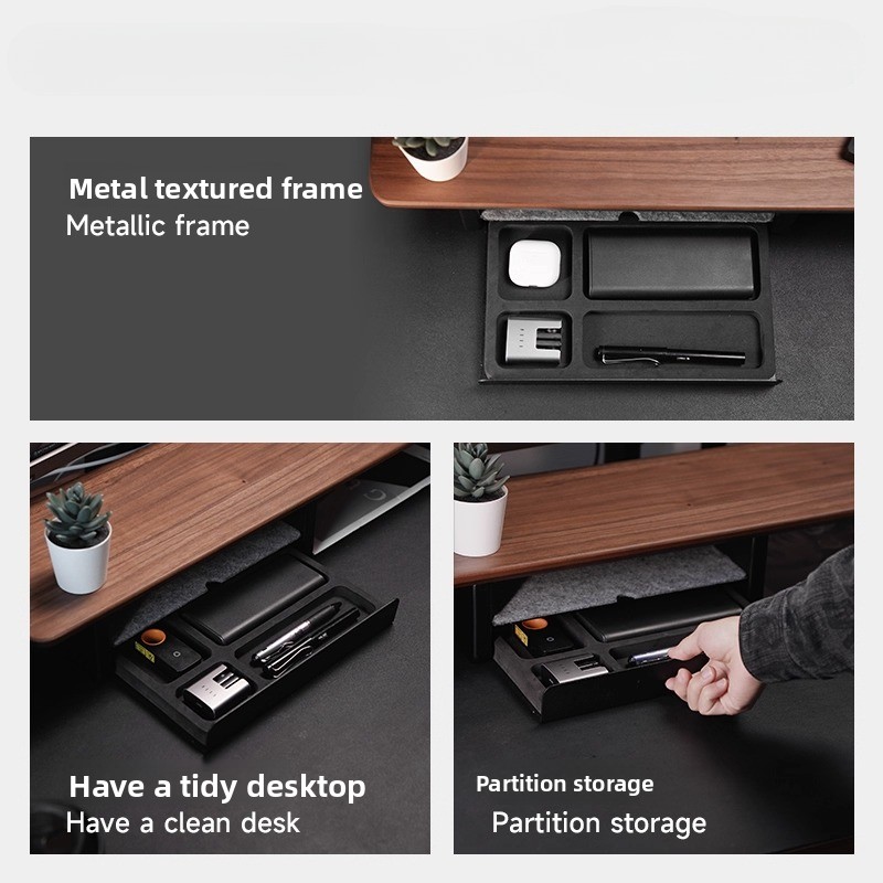 Monitor Stand Riser Storage Dr - Desk Setup Organizer recension och pris