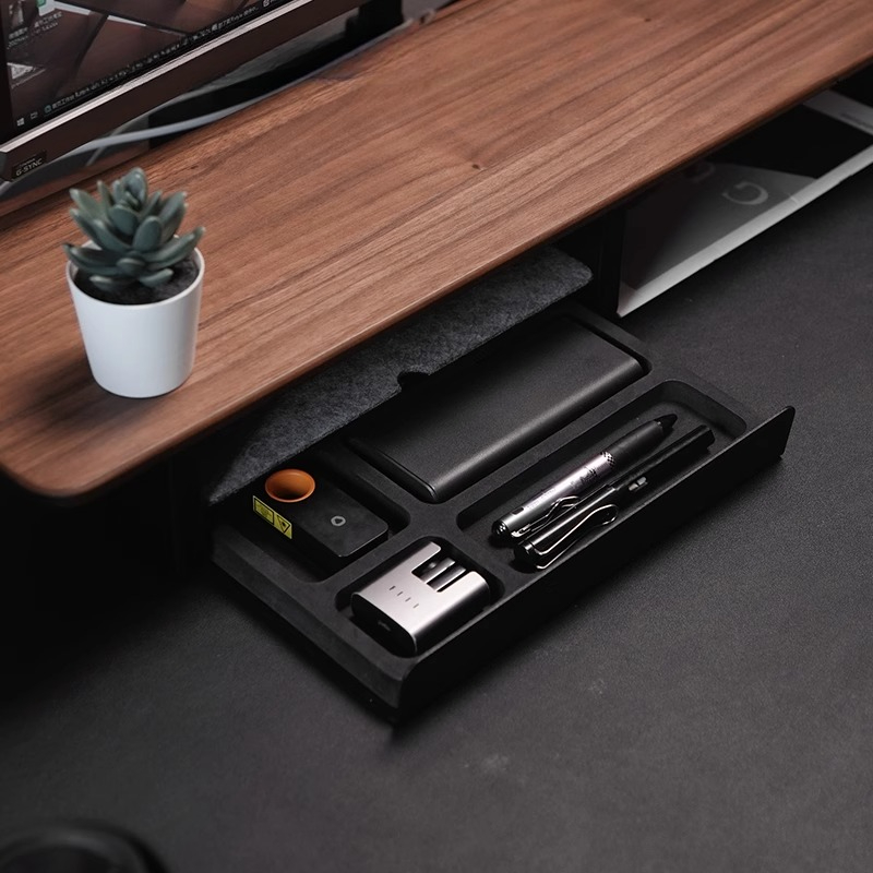 Monitor Stand Riser Storage Dr - Desk Setup Organizer recension och pris