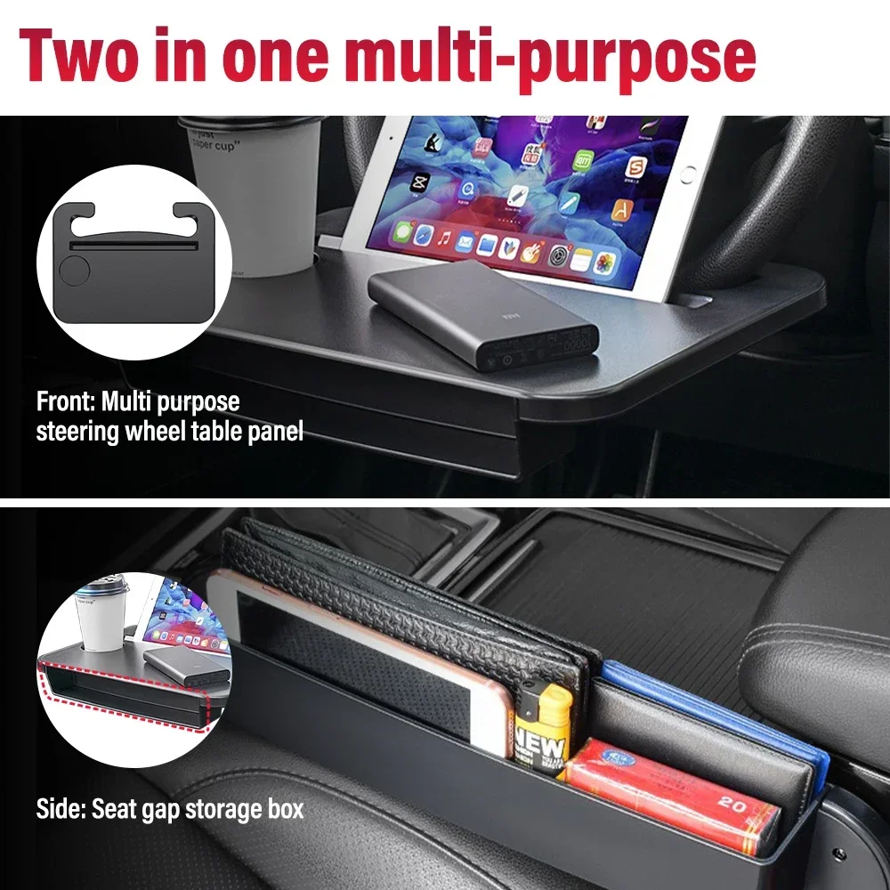 Multi-used Car Tray Laptop Des - Desk Setup Organizer recension och pris