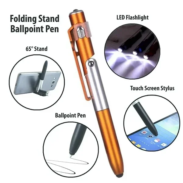 Multi-Function Toy Pen Four In - Dual Phone Holder recension och pris