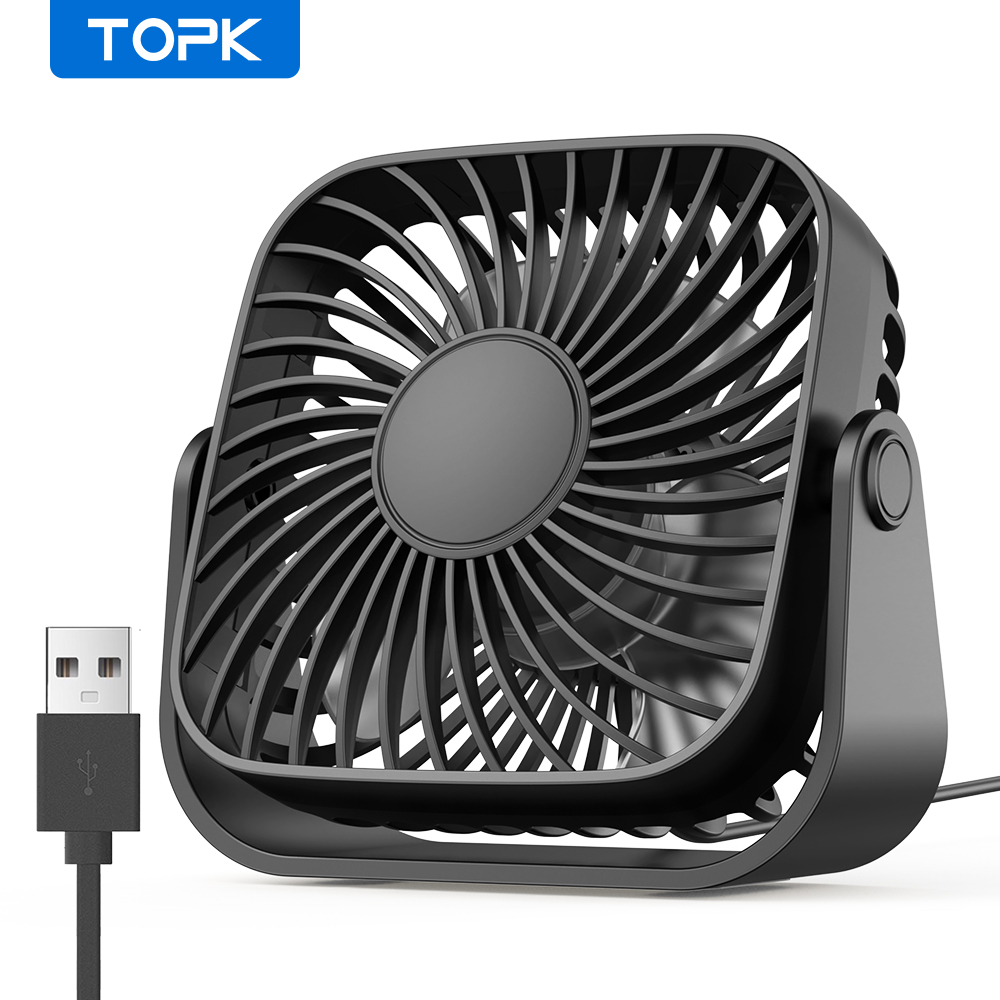 TOPK 4Inch USB Mini Portable F - Desk Setup Gear recension och pris