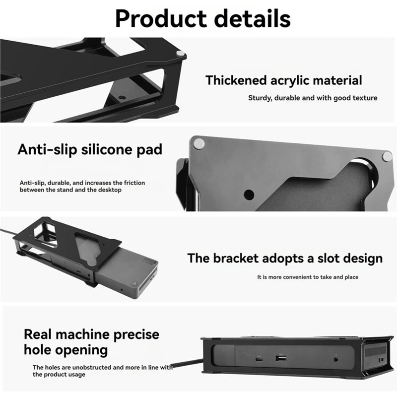 Under Desk Acrylic Holder For  - Desk Setup Hub recension och pris
