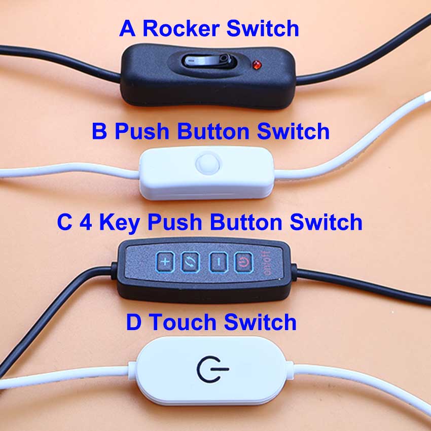 5V Switch Power Supply Wire US - Desk Setup Led Strip recension och pris