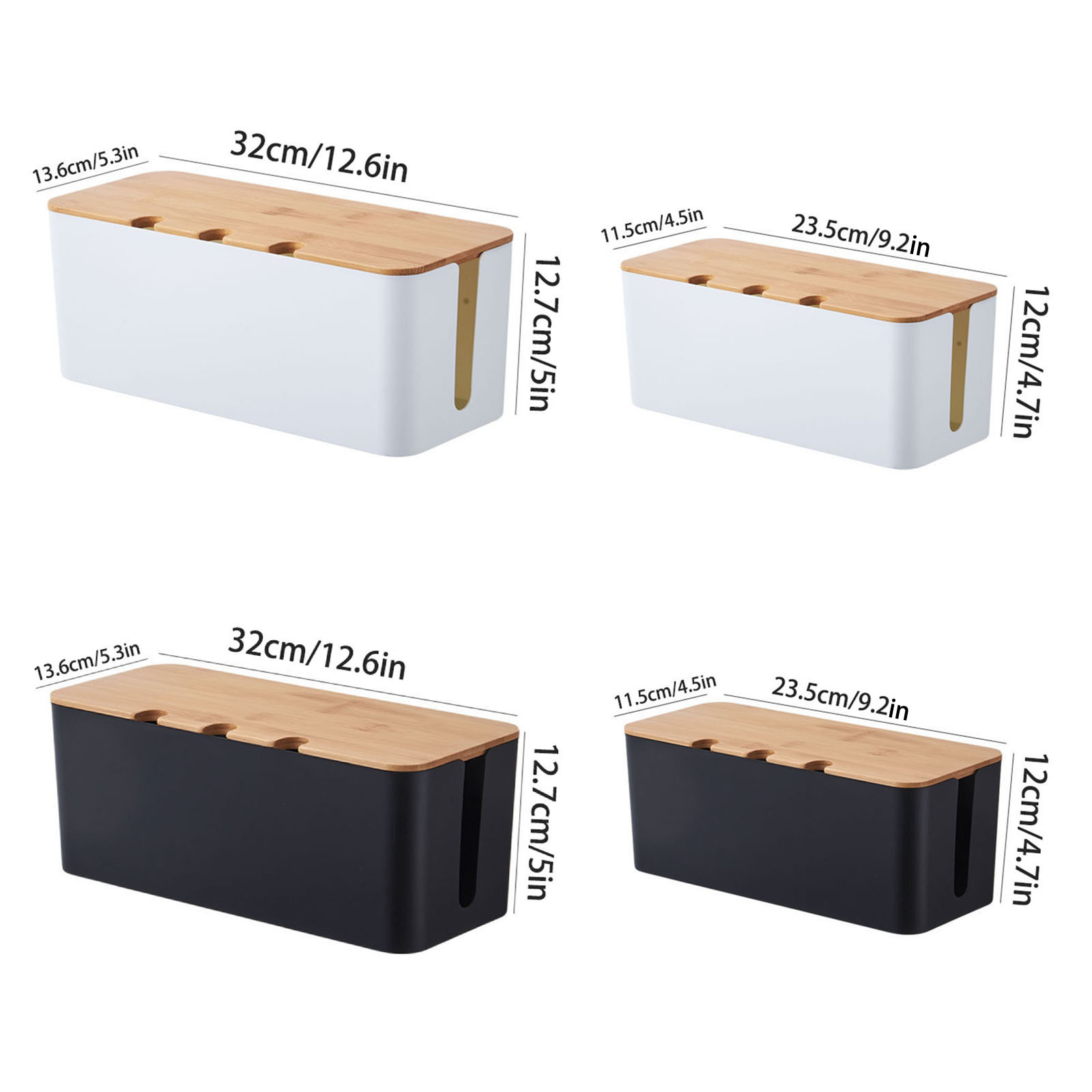 Large Cable Management Box – W - Desk Setup Hub recension och pris
