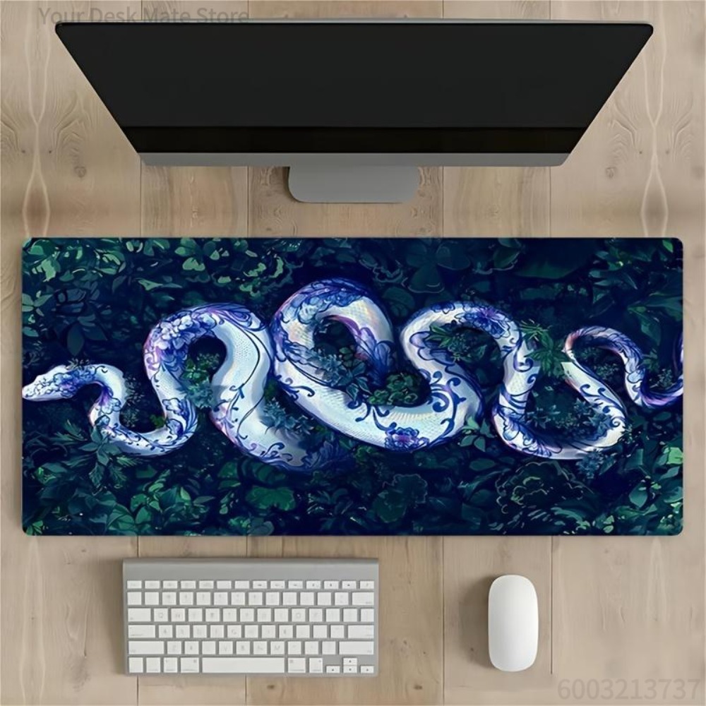 Jungle White Snake alfombrilla - Jungle Desk Setup recension och pris