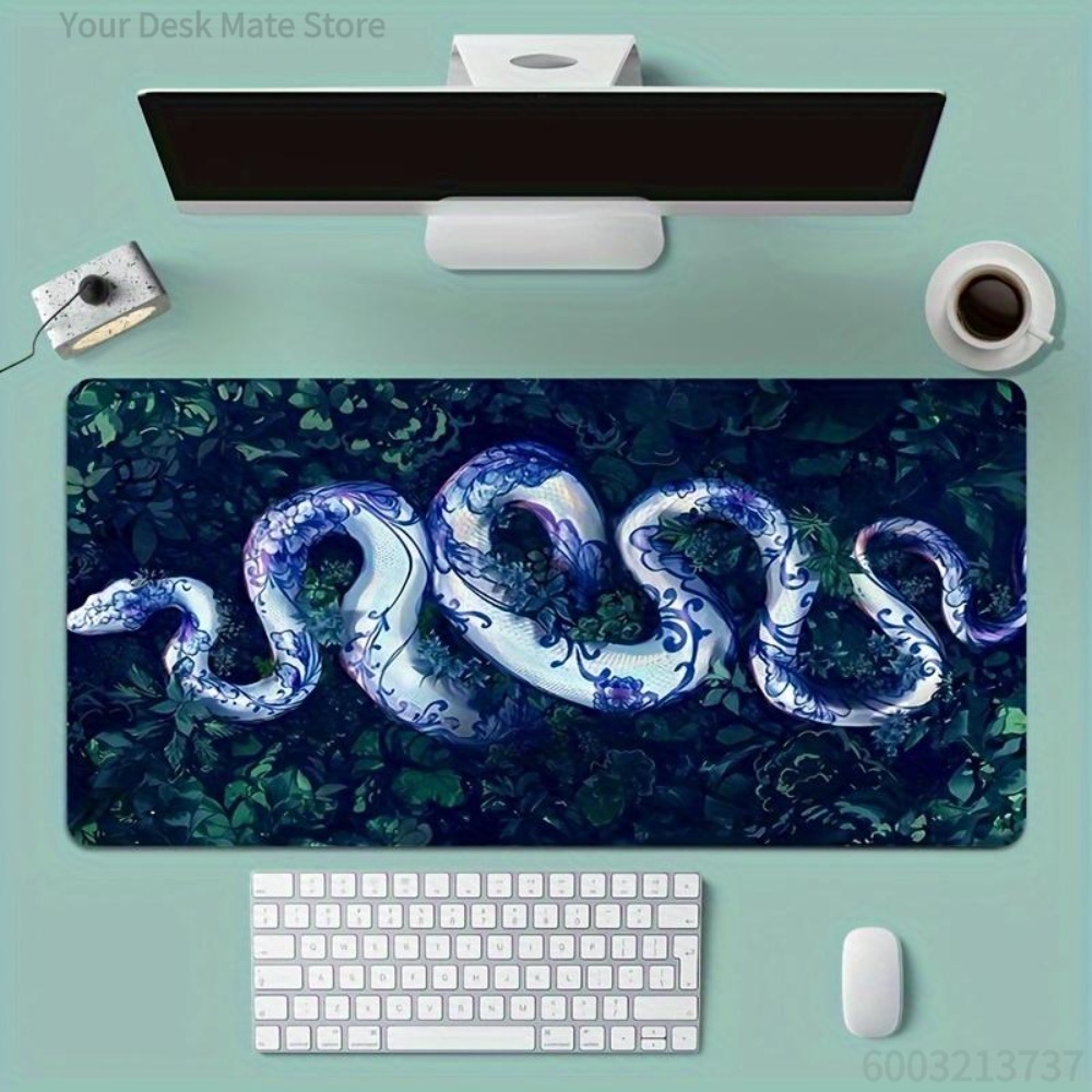 Jungle White Snake alfombrilla - Jungle Desk Setup recension och pris