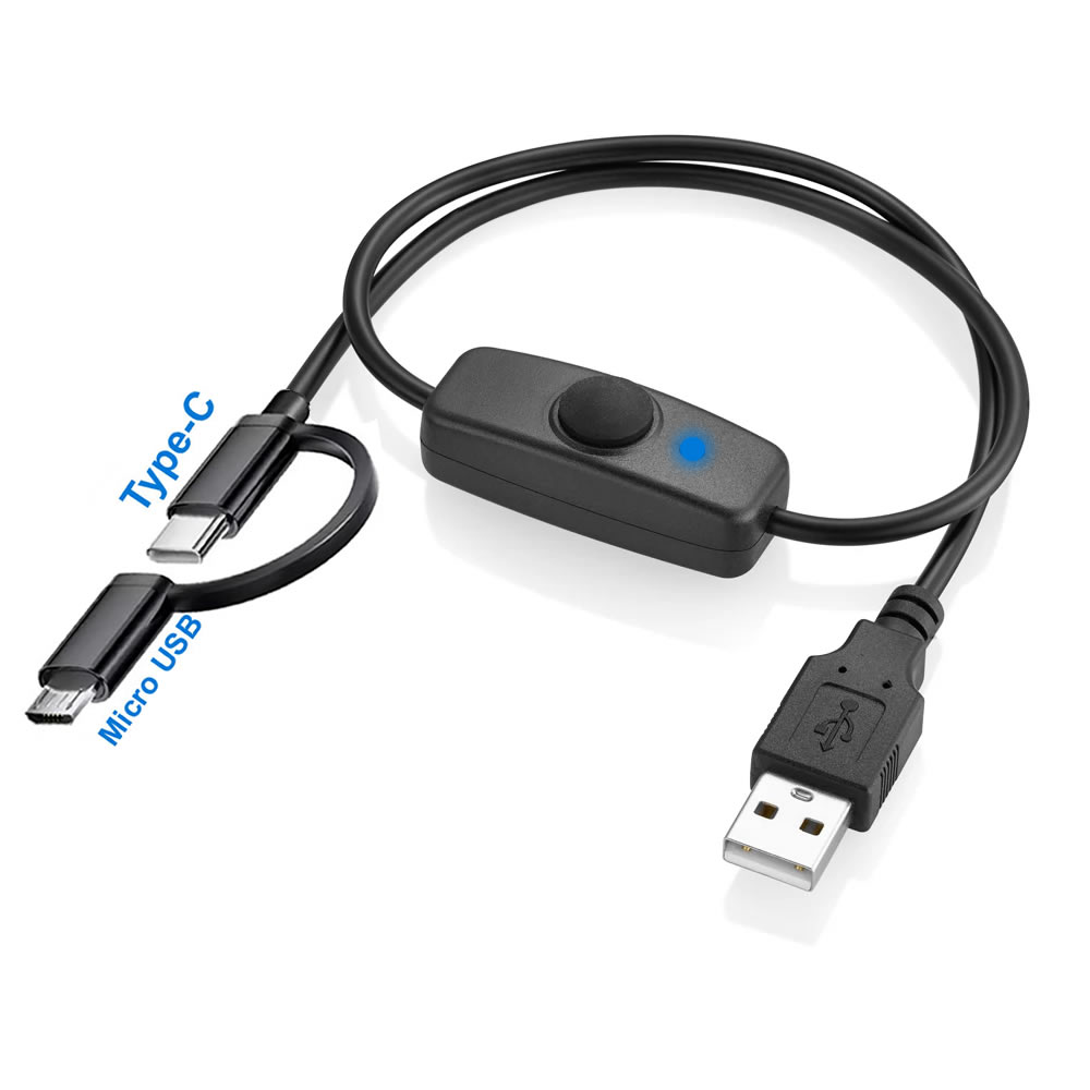 2 in 1 Type C / Micro USB Char - Desk Setup Led Strip recension och pris