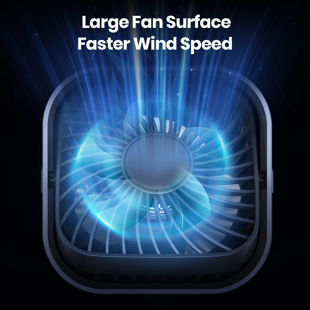 TOPK USB Desk Fan,Strong Airfl - Desk Setup Gear recension och pris