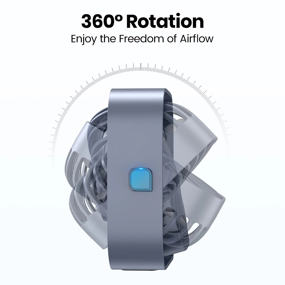 TOPK USB Desk Fan,Strong Airfl - Desk Setup Gear recension och pris