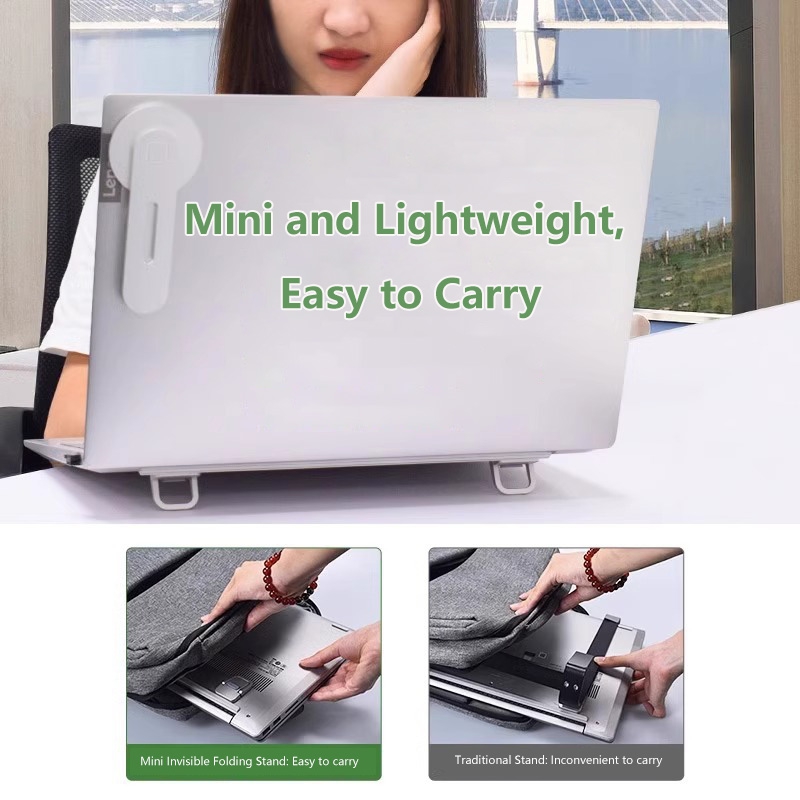 Mini Portable Laptop Stand Hol - Desk Setup Riser recension och pris