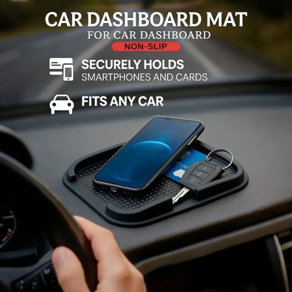 Silicone Anti Slip Mat Car Das - Desk Setup Cozy recension och pris