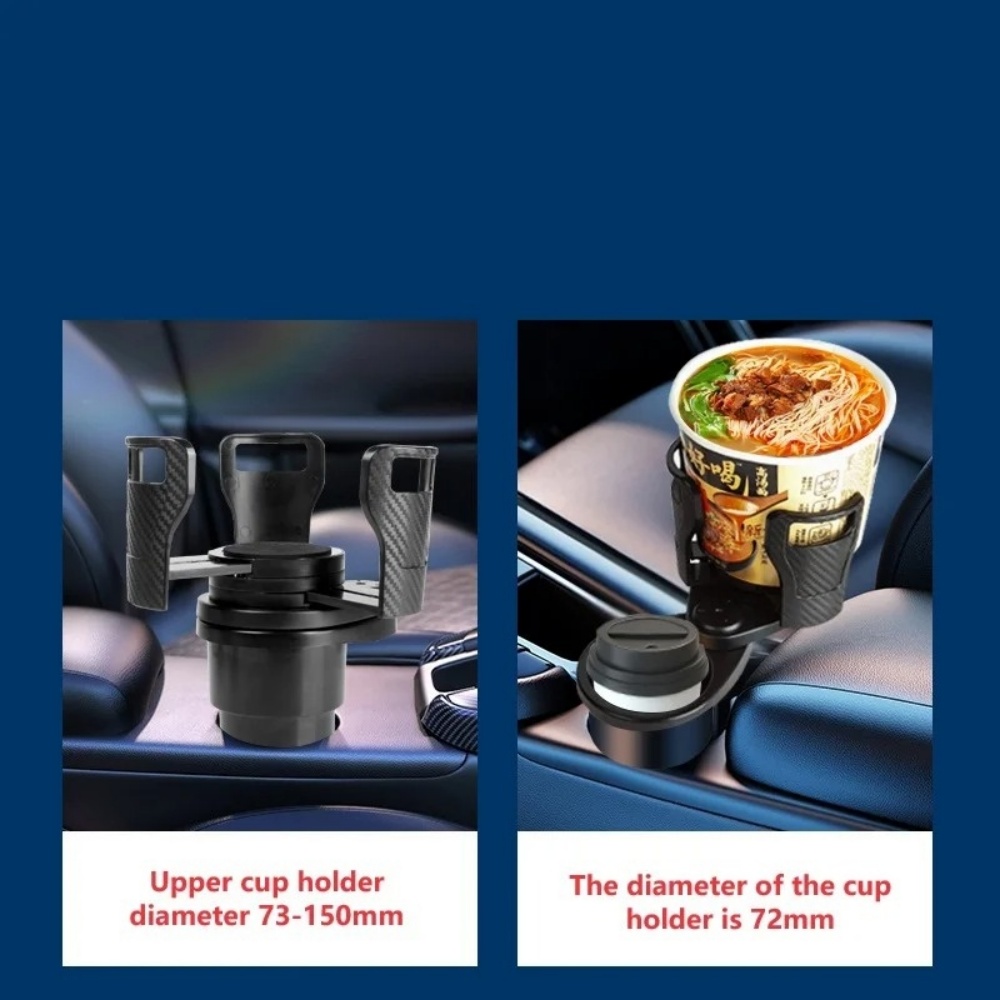 Universal Car Beverage Cup Hol - Dual Phone Holder recension och pris