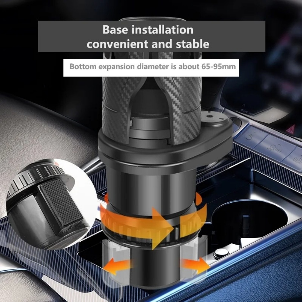 Universal Car Beverage Cup Hol - Dual Phone Holder recension och pris