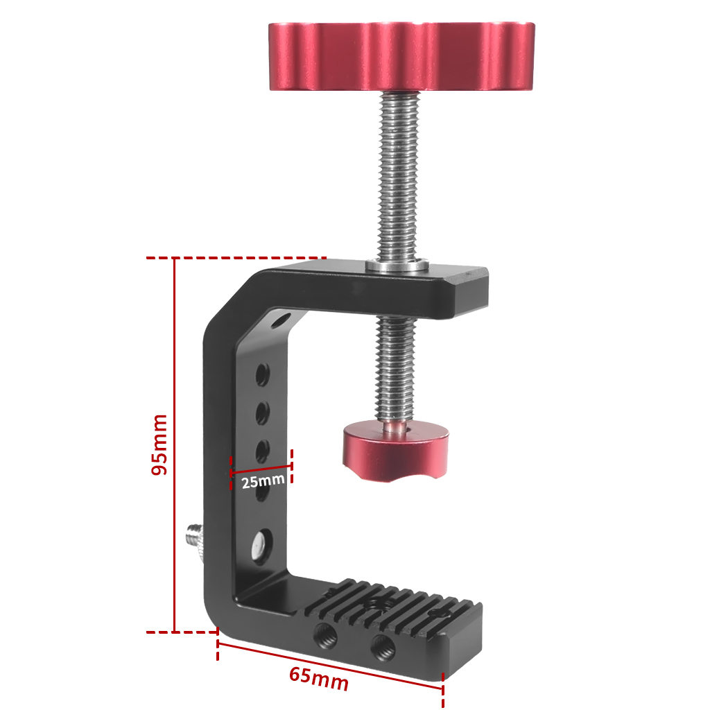 Heavy Duty Desktop C-Type Clam - Desk Setup Photo recension och pris