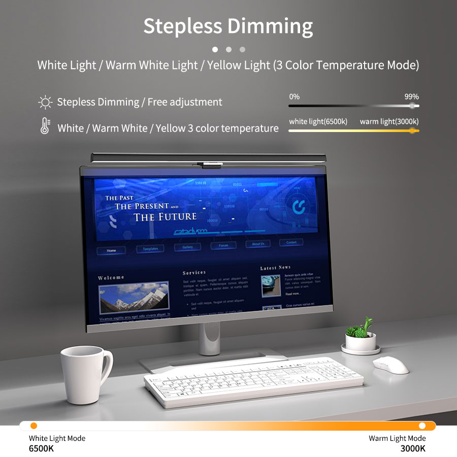 50cm Screen Light Desk Lamp Co - Led Desk Light Usb recension och pris