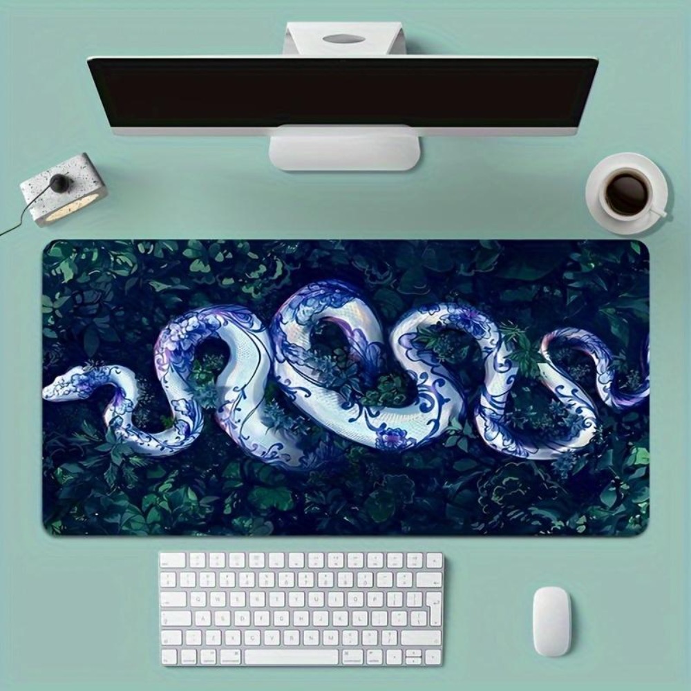 Jungle White Snake alfombrilla - Jungle Desk Setup recension och pris