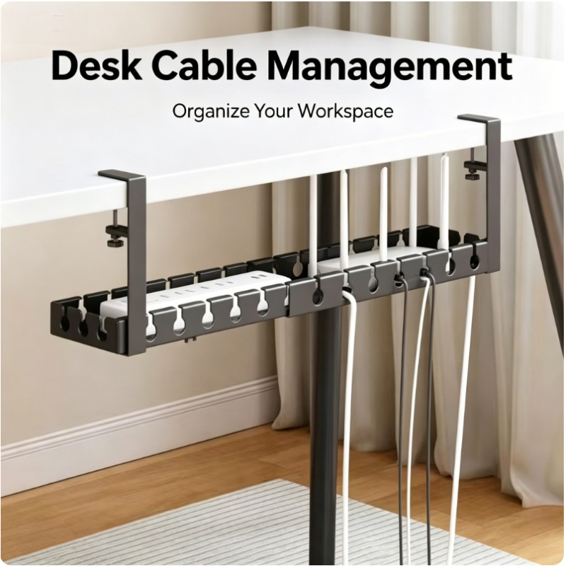 Under Table Telescopic Storage - Desk Setup Organizer recension och pris