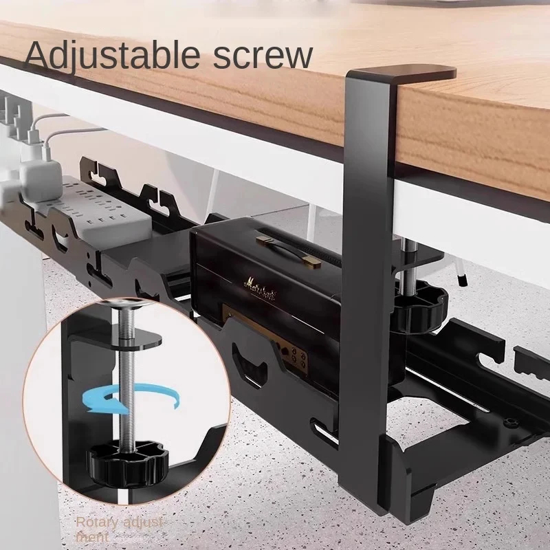 Under Table Telescopic Storage - Desk Setup Organizer recension och pris