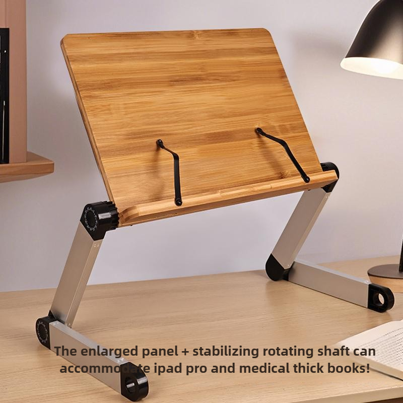 Adjustable Bamboo Bed Desk Fol - Desk Setup With Ipad recension och pris