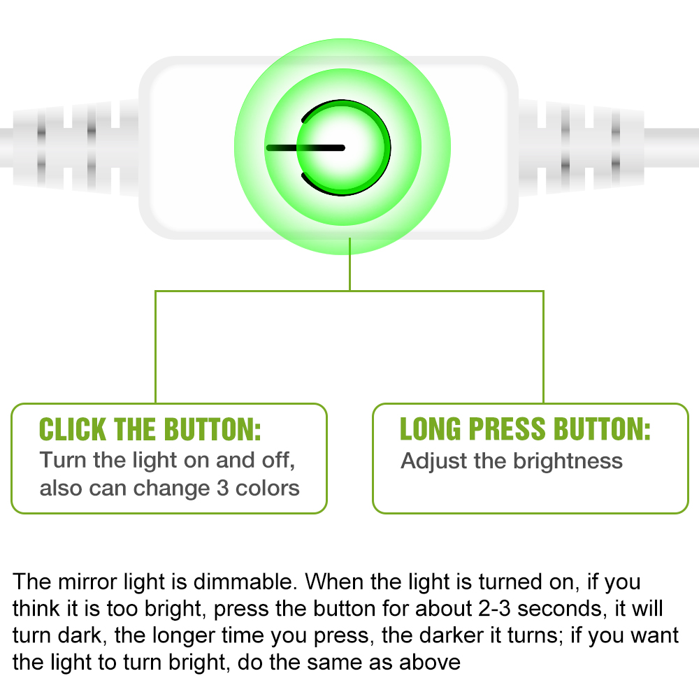 LED Mirror Light USB Dressing  - Led Desk Light Usb recension och pris