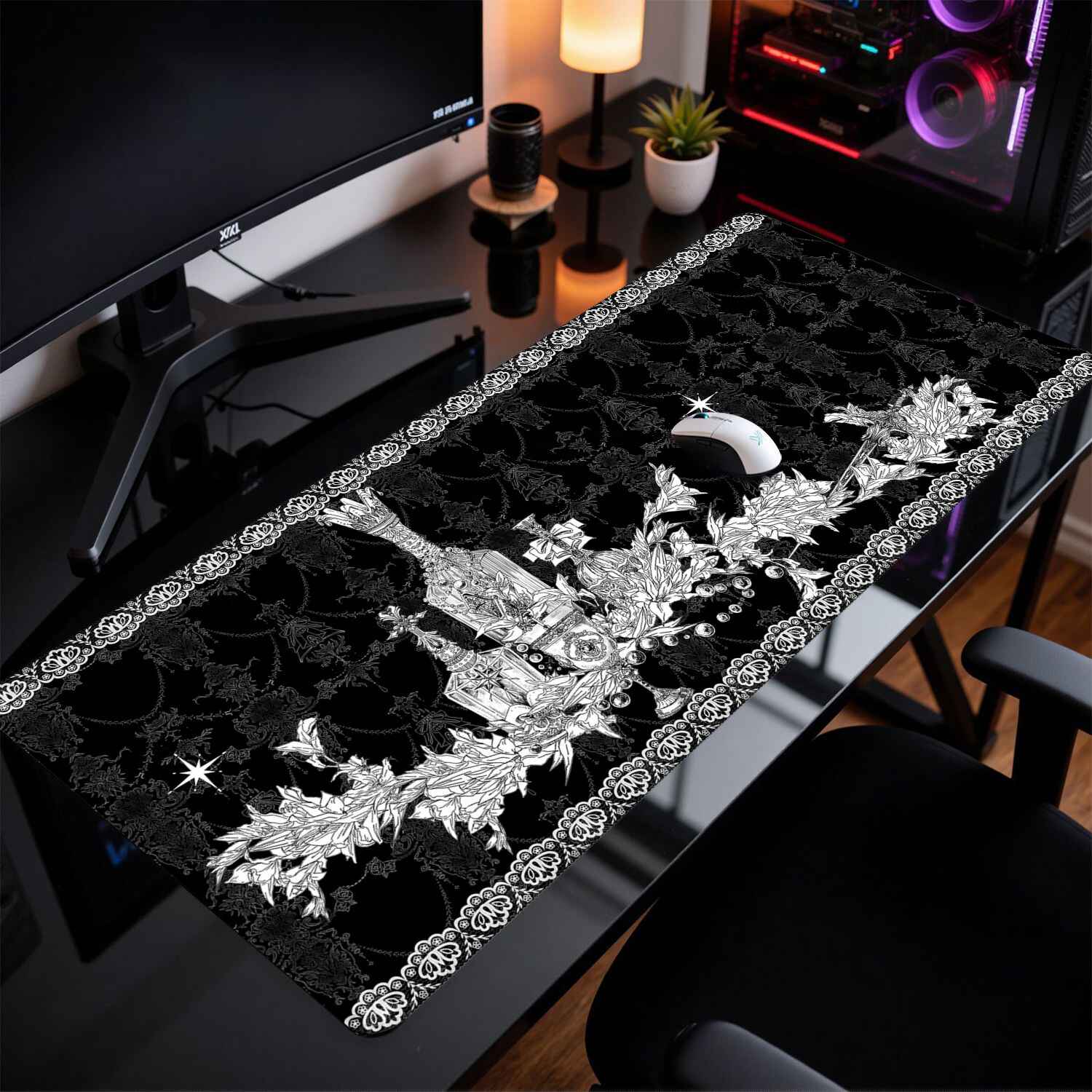 Divine Realm Gothic Building M - Desk Setup Cozy recension och pris