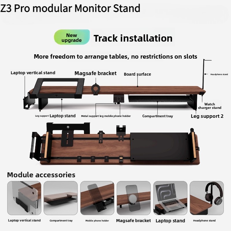 Z3 Pro Modular Monitor Riser S - Desk Setup Riser recension och pris