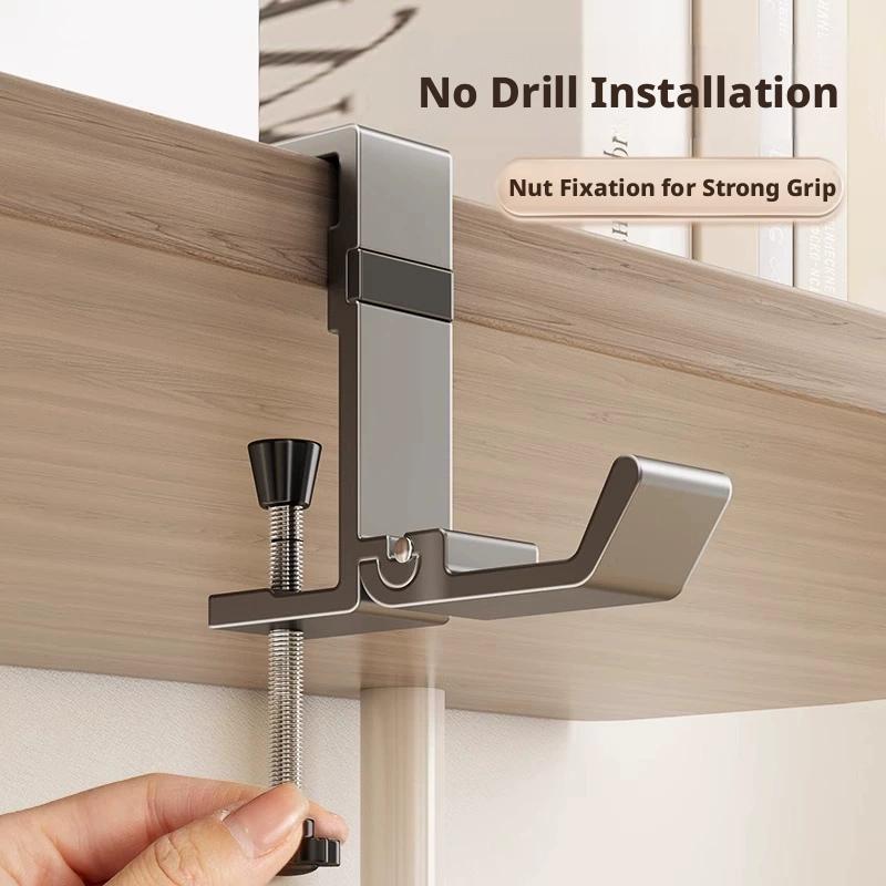No Drill Foldable Desk Hook  C - Desk Setup Organizer recension och pris