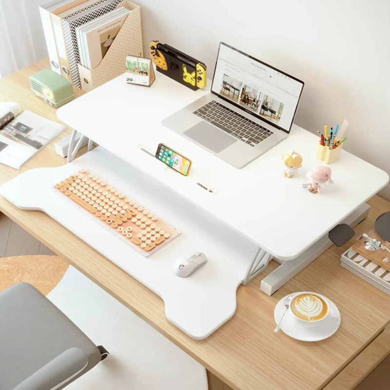 Standing Desk Riser Height Adj - Desk Setup Organizer recension och pris