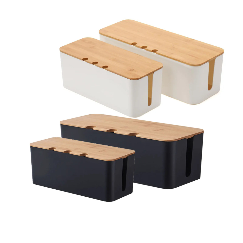 Large Cable Management Box – W - Desk Setup Hub recension och pris