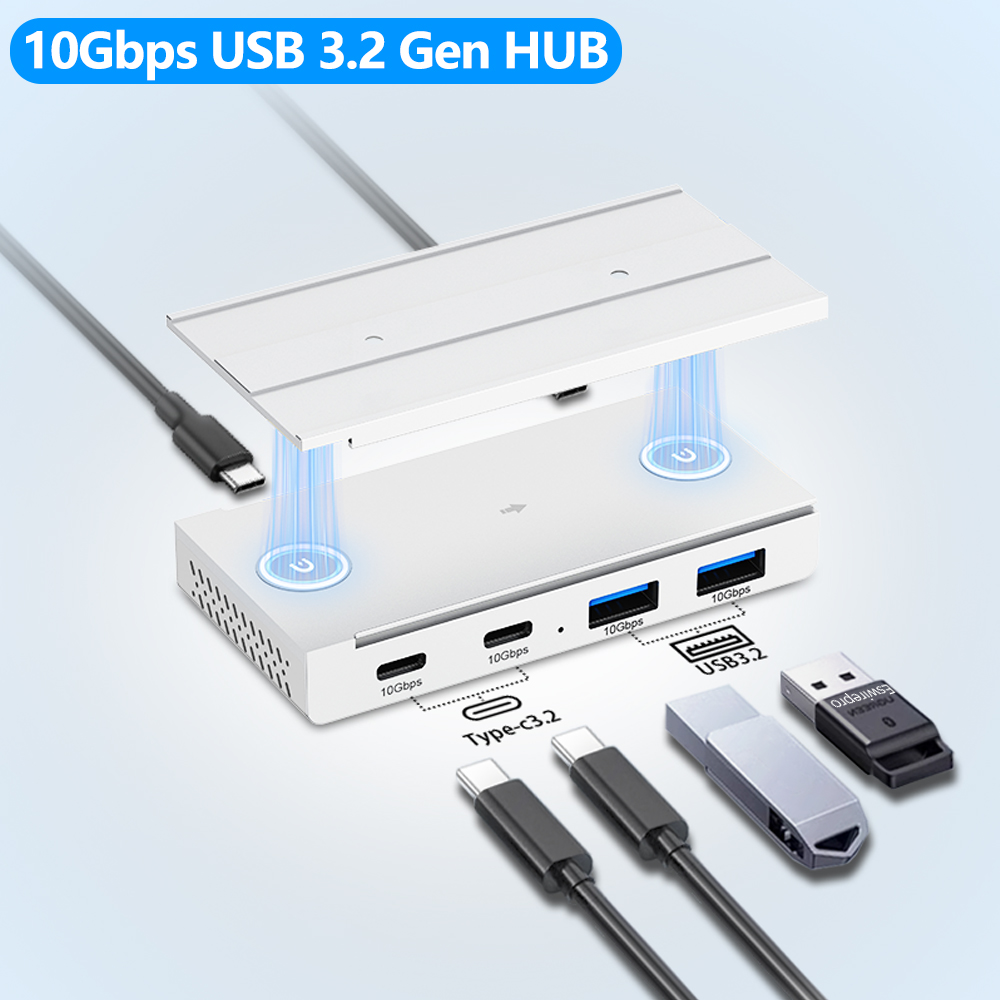10Gbps USB3.2 Gen2 HUB Desk Ma - Desk Setup Hub recension och pris