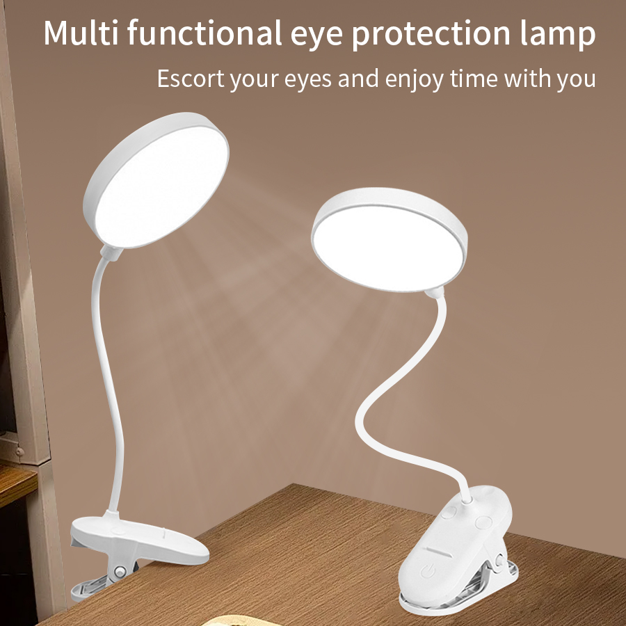 LED Clip Desk Lamp 360° Flexib - Led Desk Light Usb recension och pris
