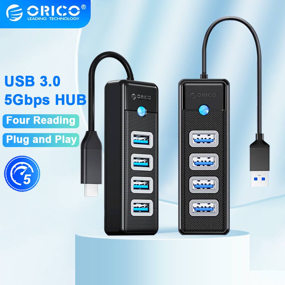ORICO USB 3.0 Hub 3/4 Ports US - Desk Setup Hub recension och pris