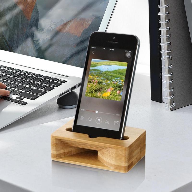 Phone Holder Speaker Amplifier - Desk Setup Riser recension och pris