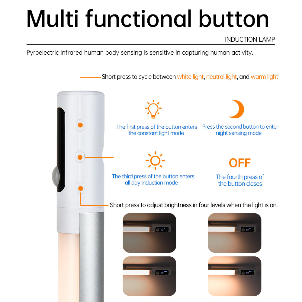 Motion Sensor Light Night Ligh - Desk Setup Led Strip recension och pris