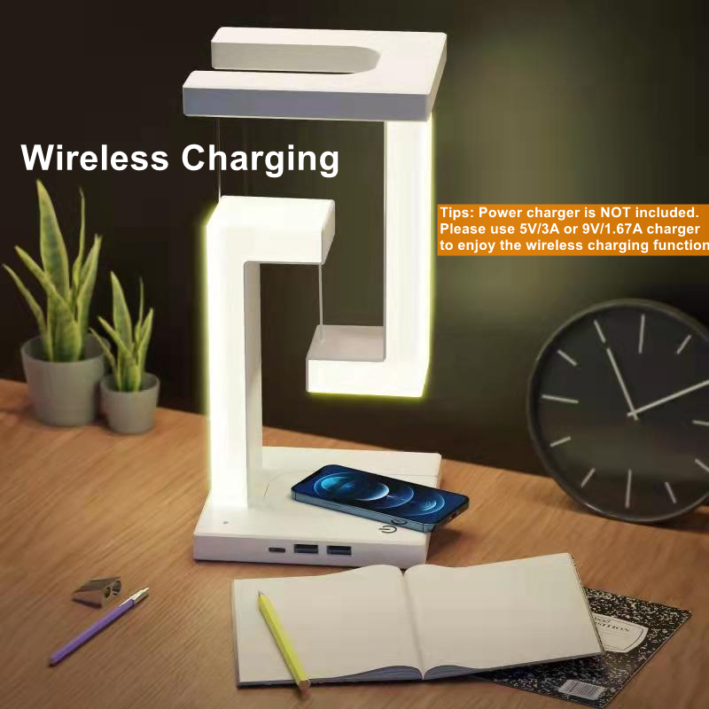 Floating Desk Lamp With Wirele - Led Desk Light Usb recension och pris