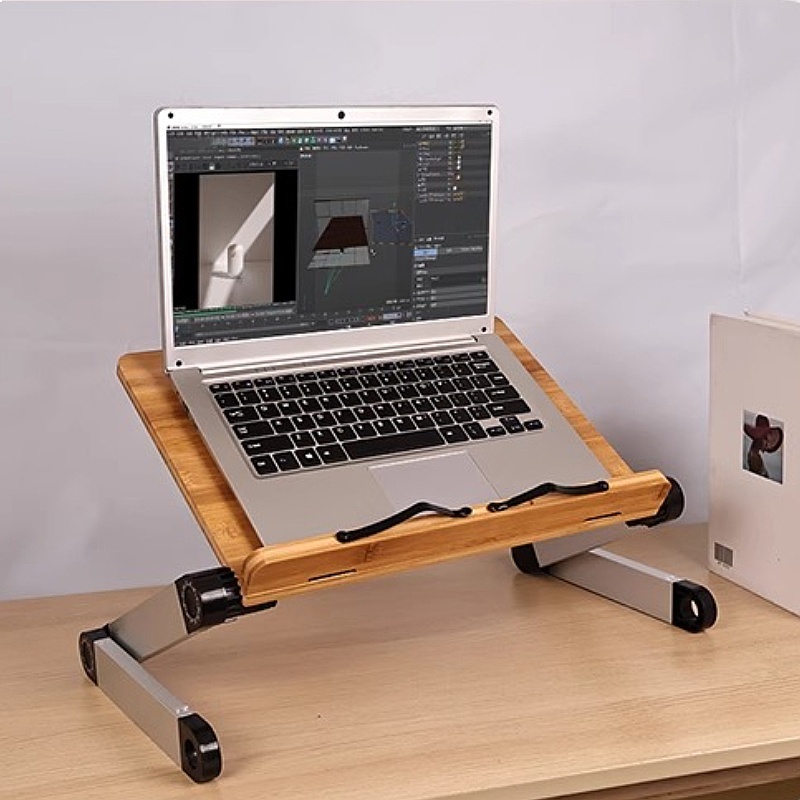 Bamboo Adjustable Bed Desk Lap - Desk Setup With Ipad recension och pris