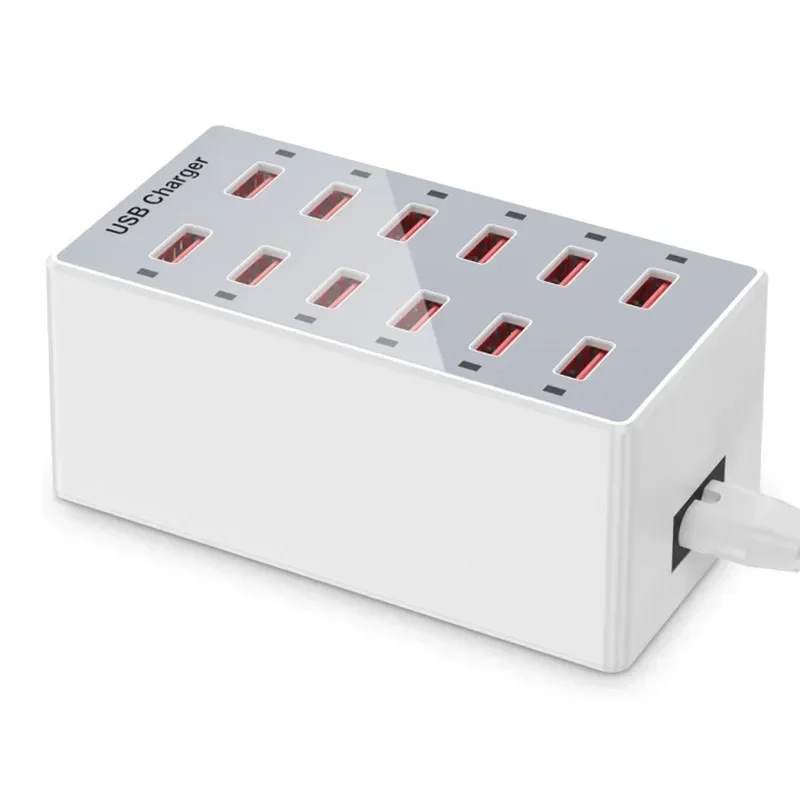 USB Charging Station 60W 12-Po - Desk Setup Hub recension och pris