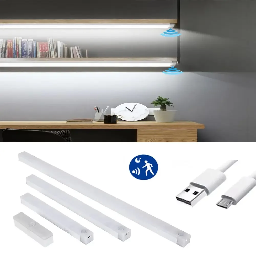PIR Motion Sensor LED Night Li - Desk Setup Led Strip recension och pris