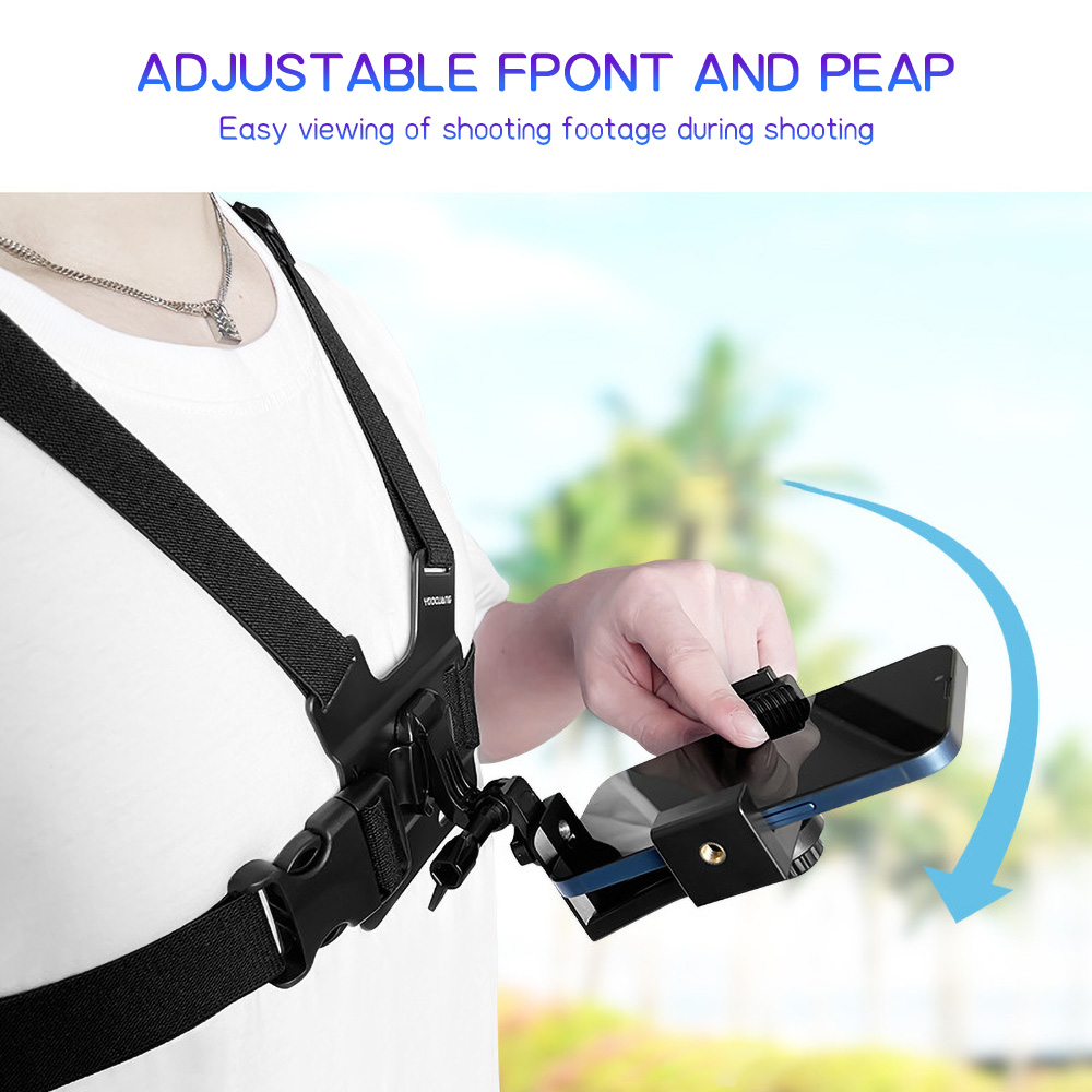Chest Mount Phone Strap Holder - Dual Phone Holder recension och pris