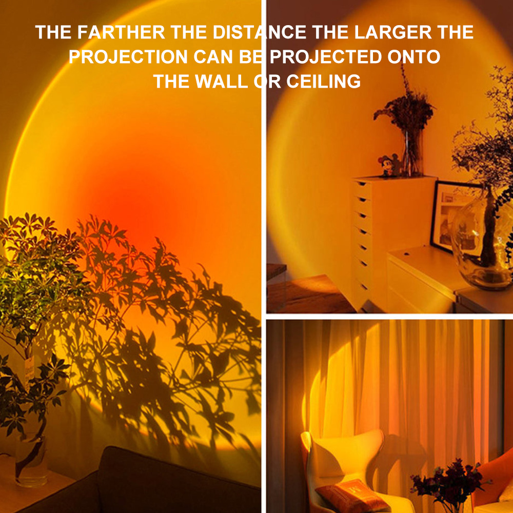 USB Sunset Lamp Projector Led  - Led Desk Light Usb recension och pris
